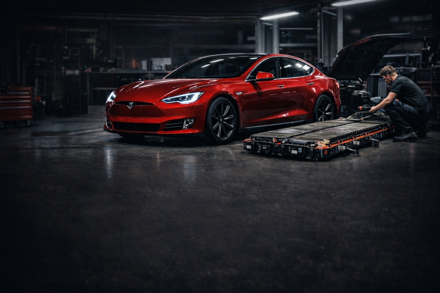 ремонт батареї Tesla у Луцьку